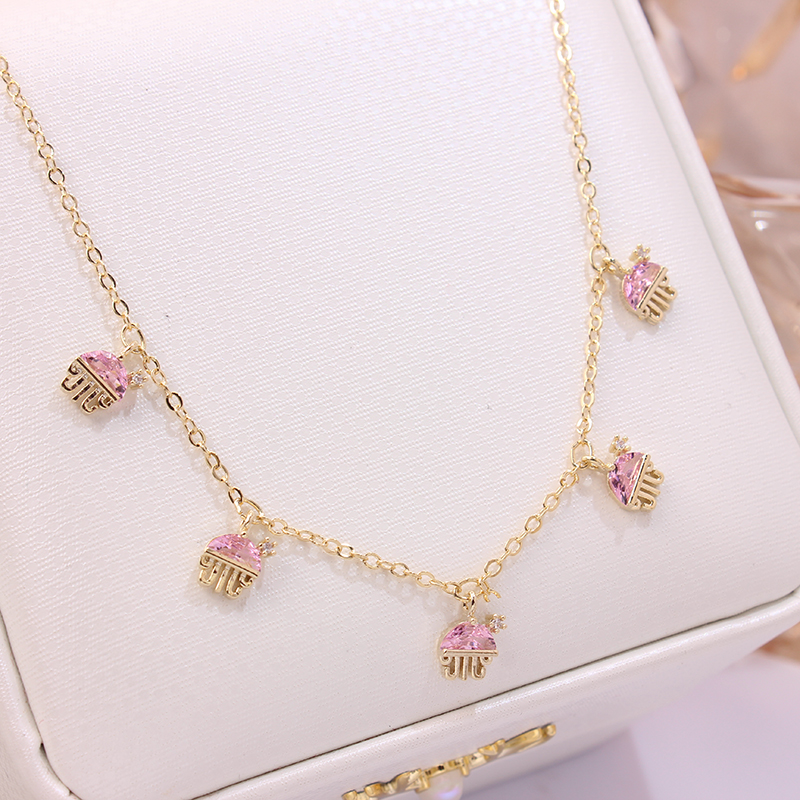 Ins Hot Sale Multicolor Crystal Ocean Animal Charm Pendant&necklaces for Women Delicate Starfish Chain Choker Necklaces