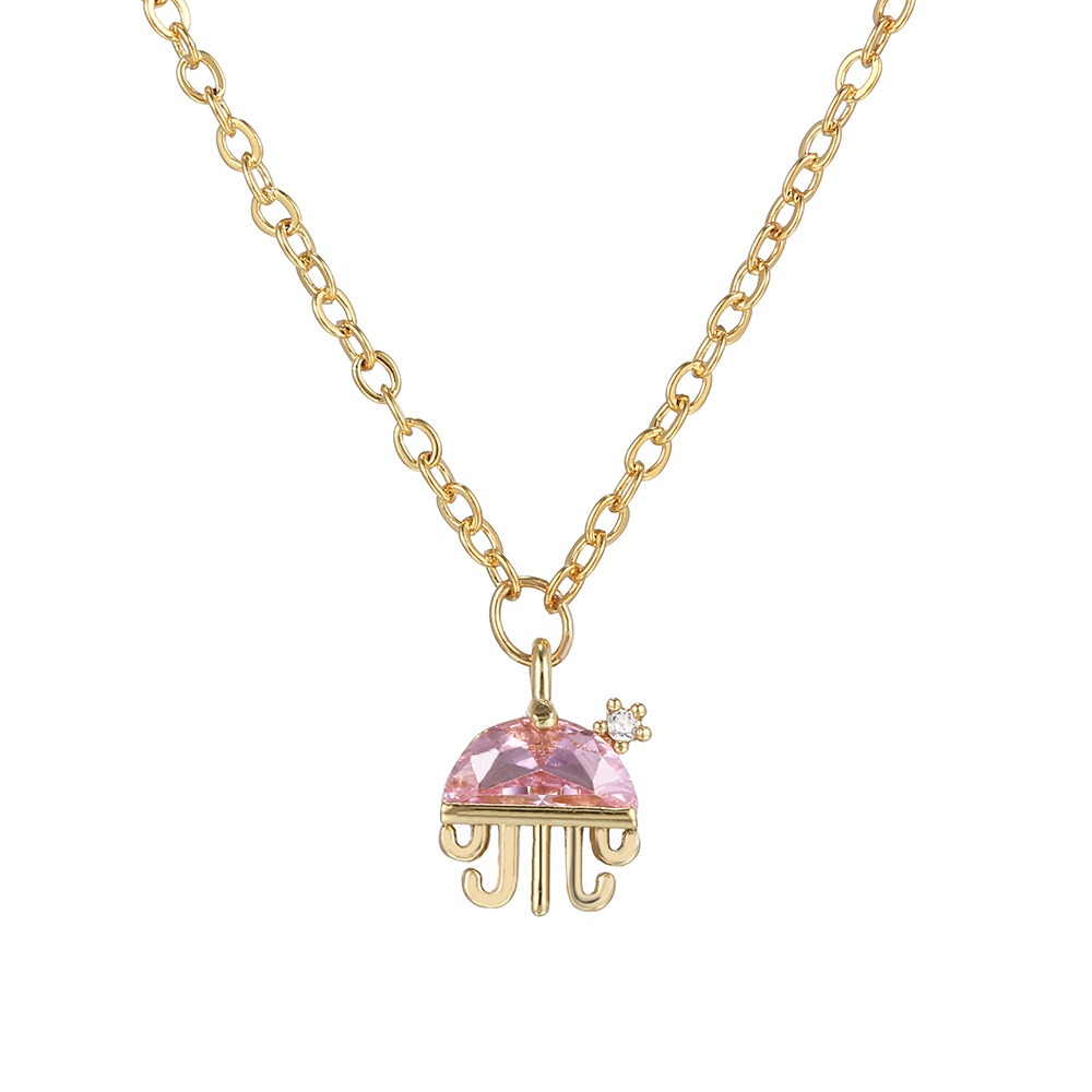 Ins Hot Sale Multicolor Crystal Ocean Animal Charm Pendant&necklaces for Women Delicate Starfish Chain Choker Necklaces