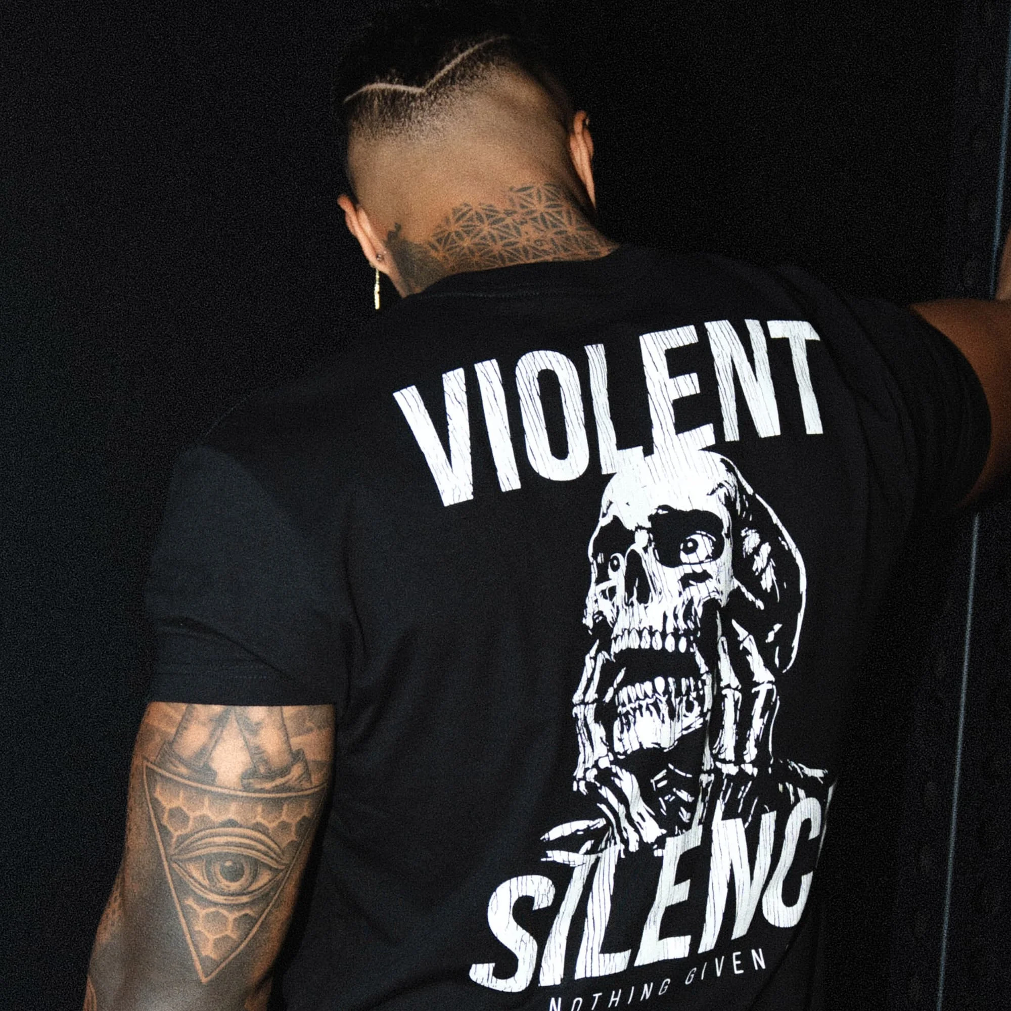 Skull Graphic Fitness Training Gym Leisure T-shirt Luxury Brand for Men and Women