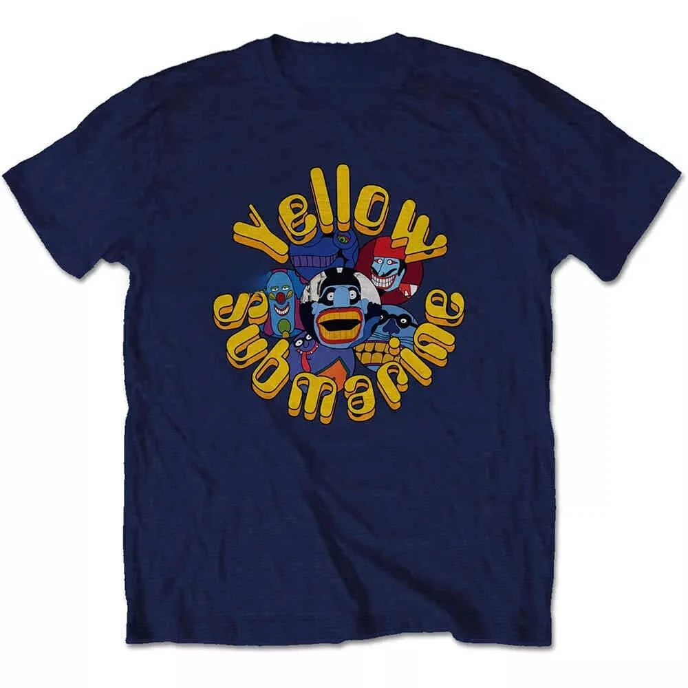 The Beatles Yellow Submarine Is A Casual T-shirt and Luxury Band Brand for Both Men and Women Top