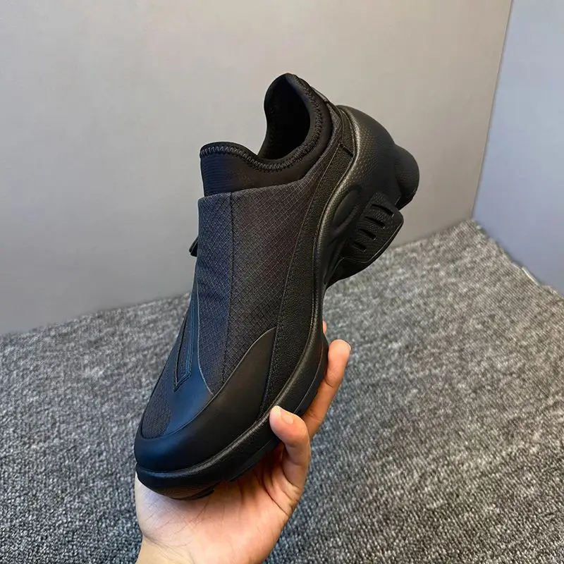 Summer new men's shoes mesh breathable casual shoes thick soled fashionable casual sports shoes outdoor comfortable work shoes