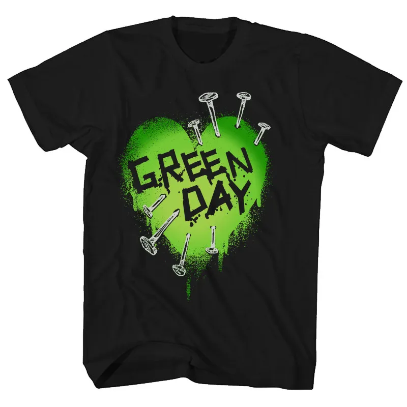 Green Day Band Rock Casual T-Shirt Men's and Women's Luxury Band Brand Top