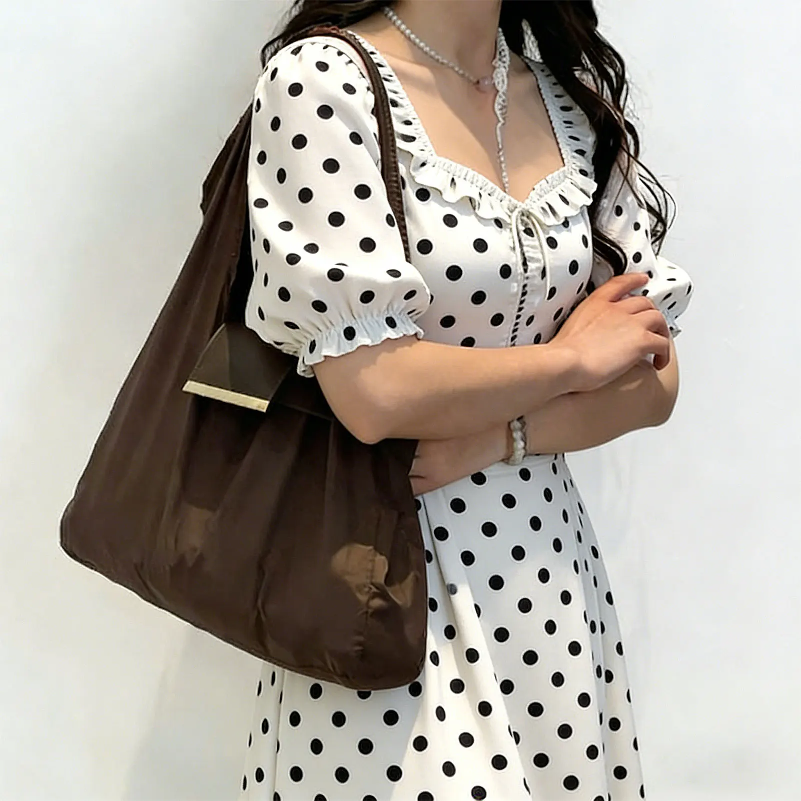 Women Canvas Tote Bag Large Keychain Capacity Shoulder Handbag With Inner Pouch Zipper Casual For Work School Travel Shopping