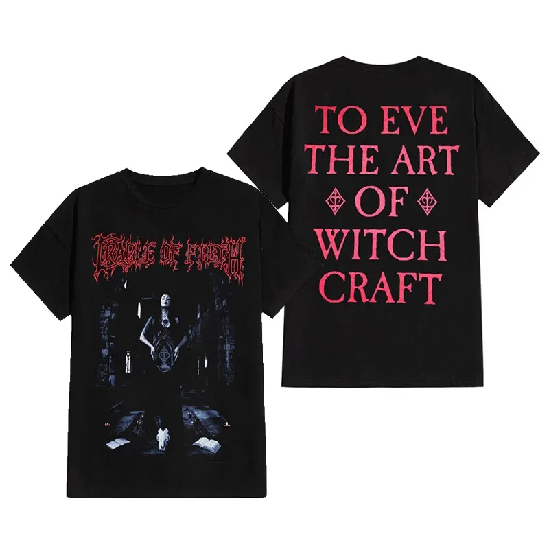 2026 Cradle of Filth Band's Extreme Gothic Black Metal Rock Dark American Short-sleeved T-shirt