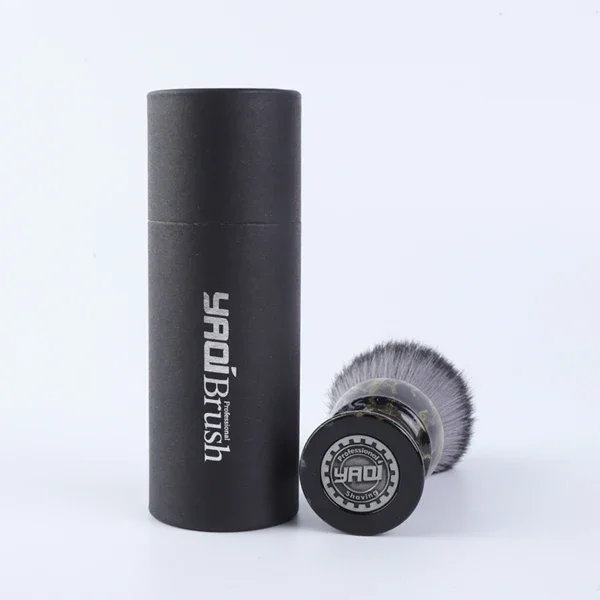 2026 YAQI ROCKS 28mm Synthetic Hair Resin Handle Men Wet Shaving Brush