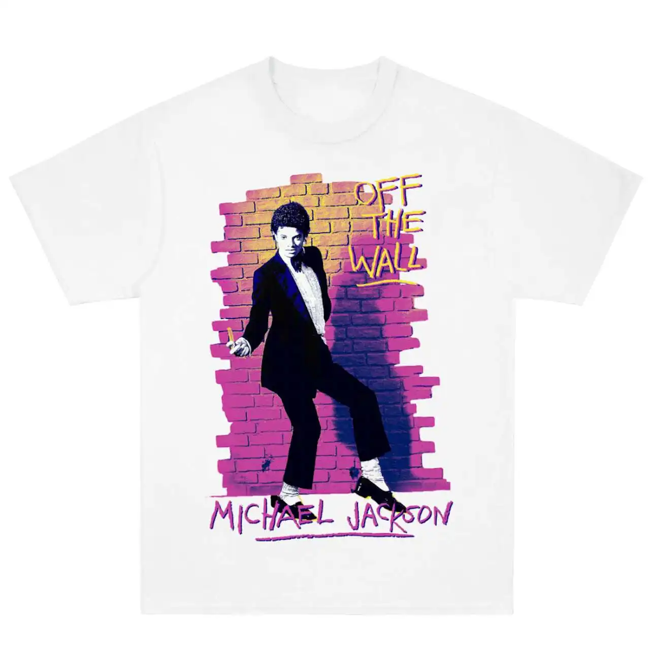 Michael Jackson Rock Casual T-Shirt Men's and Women's Luxury Brand Top 2026 New Logo