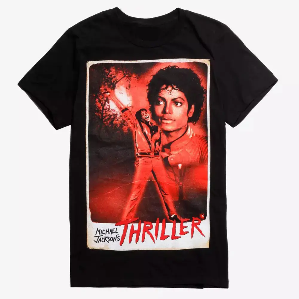 Michael Jackson Rock Casual T-Shirt Men's and Women's Luxury Brand Top 2026 New Logo