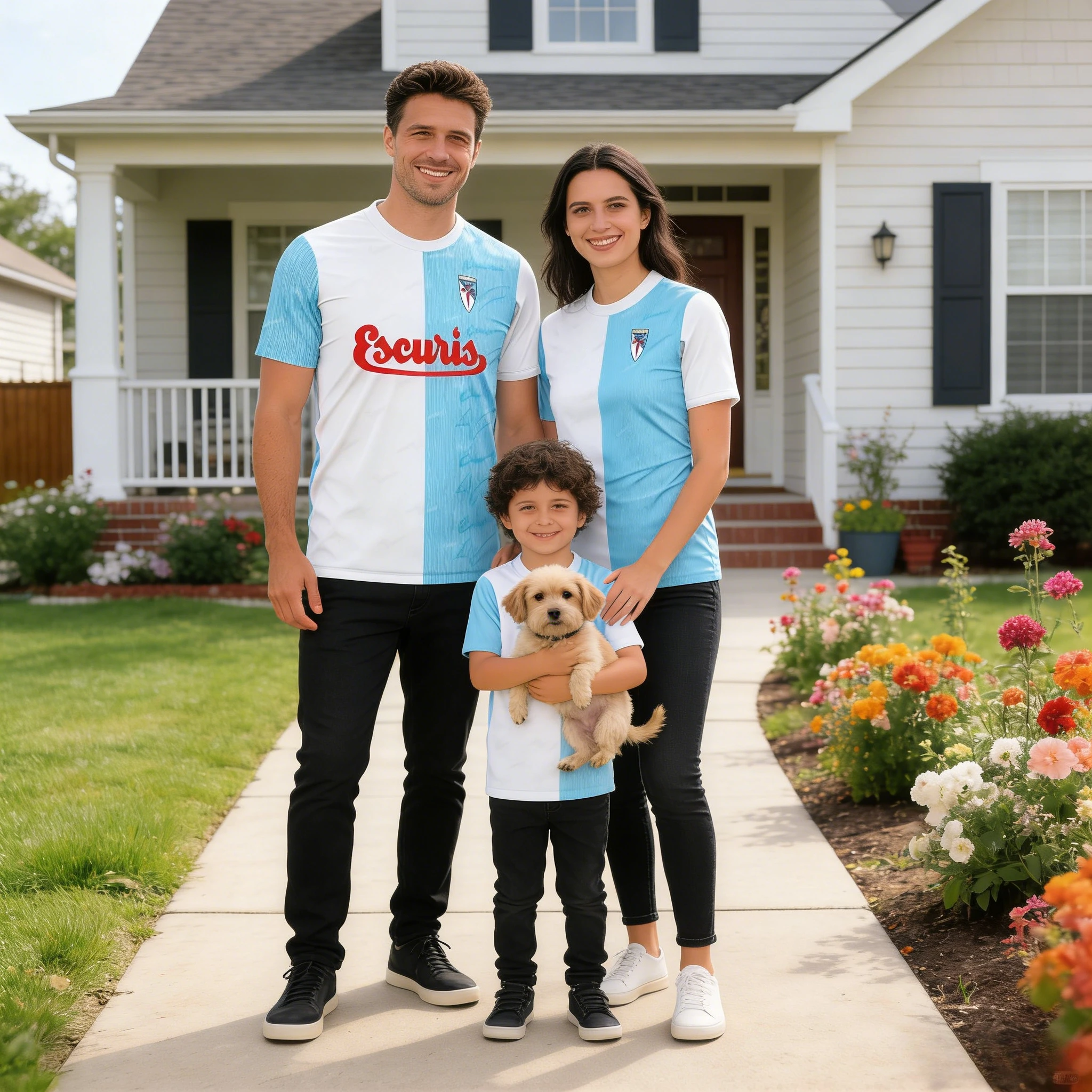 2026 Best-Selling Model - Spanish Fans Training Sports Moisture-Wicking Short-Sleeved T-Shirt - Family Clothing Set