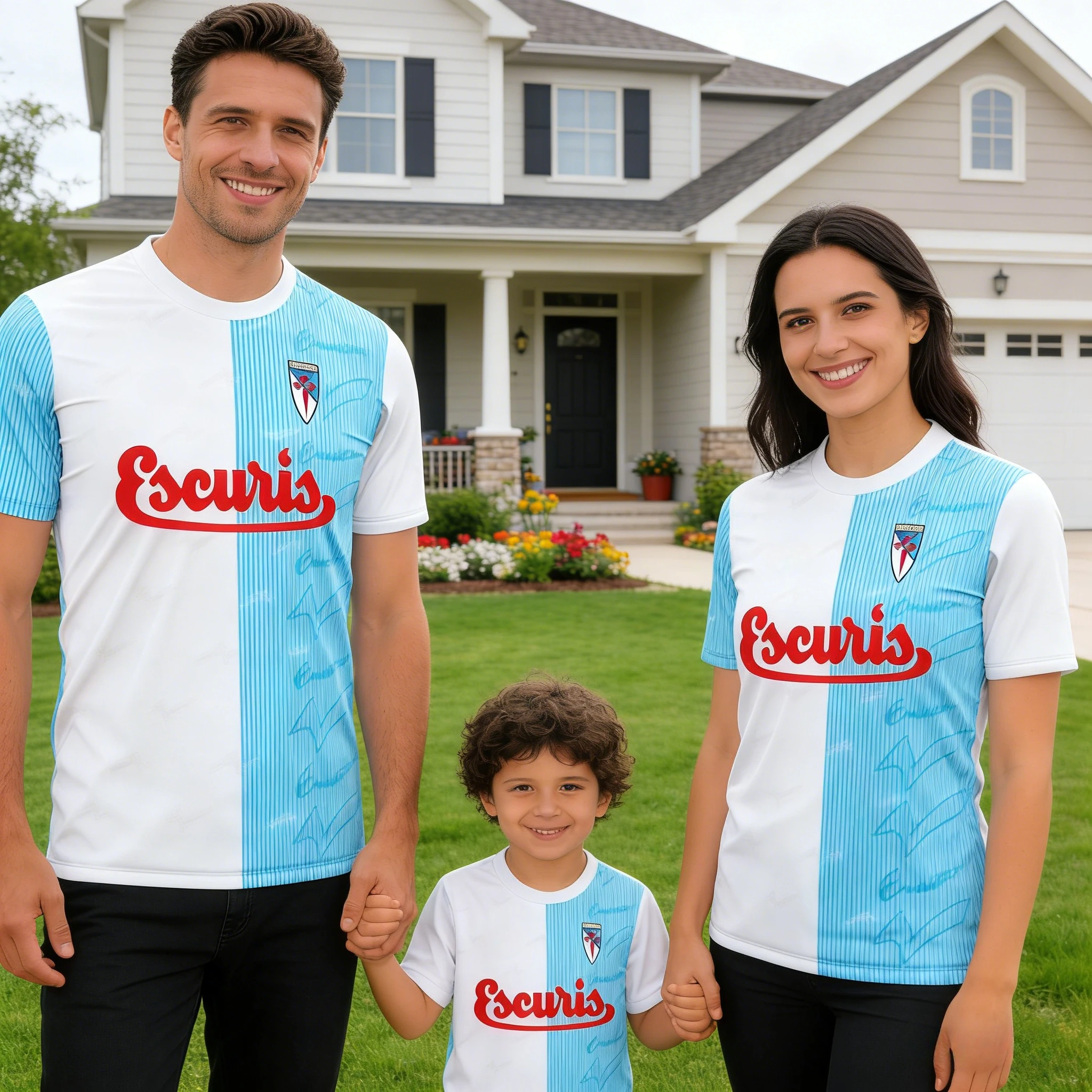 2026 Best-Selling Model - Spanish Fans Training Sports Moisture-Wicking Short-Sleeved T-Shirt - Family Clothing Set