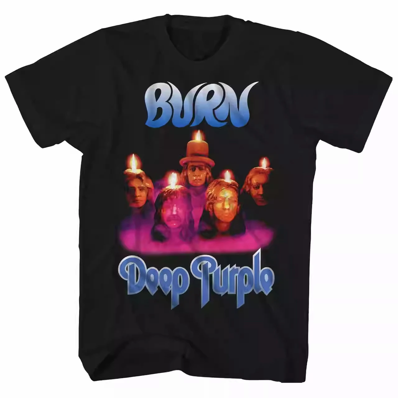 Deep Purple Band Hard Rock Style American Retro High Street T-shirt, 2026 Best-selling Model