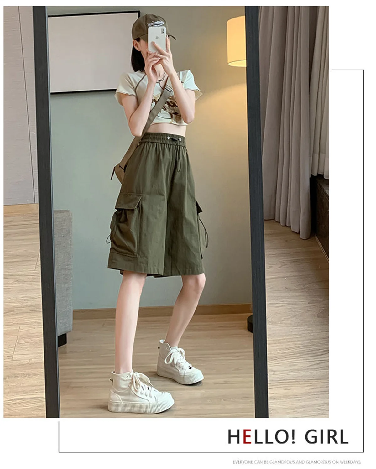 2026 Women Summer Japanese Cat Embroidery Elastic Waist Short Pants Y2k Aesthetic Casual Trousers Lace Patchwork Wide Leg Shorts