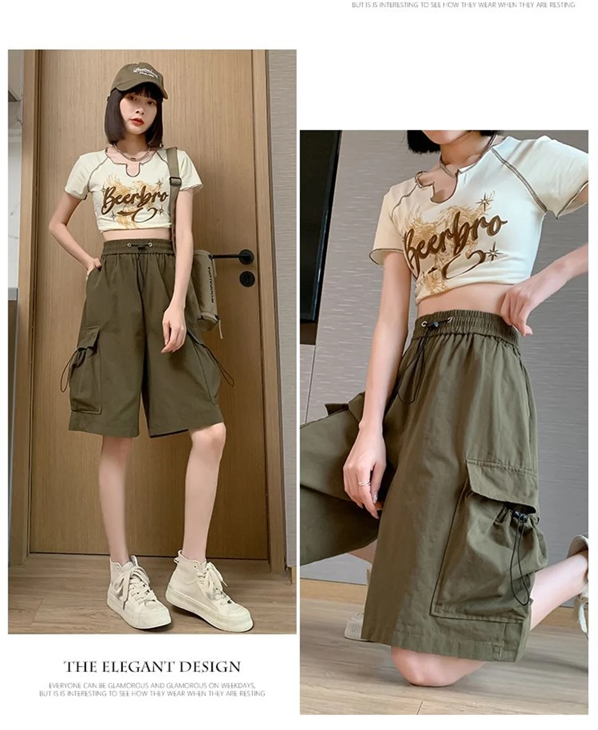 2026 Women Summer Japanese Cat Embroidery Elastic Waist Short Pants Y2k Aesthetic Casual Trousers Lace Patchwork Wide Leg Shorts