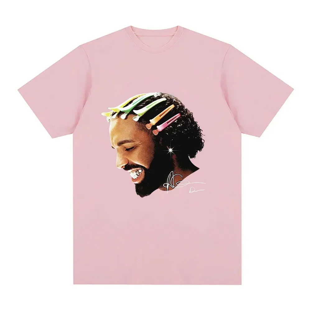 Rapper Drake for All The Dogs Pattern T-shirt Hip Hop Fashion T-shirt Casual T-shirt Plus Size Street Clothing