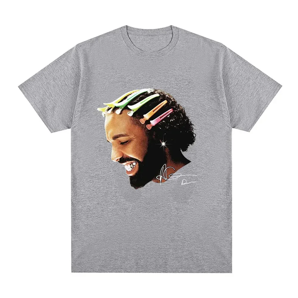 Rapper Drake for All The Dogs Pattern T-shirt Hip Hop Fashion T-shirt Casual T-shirt Plus Size Street Clothing
