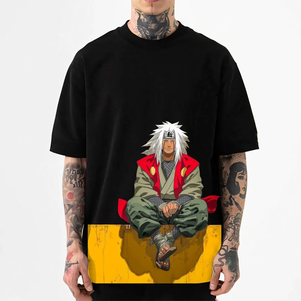 Naruto Jiraiya Style Classic Tee High-quality Streetwear Is Suitable for Both Men and Women 2026 New Summer T-shirts