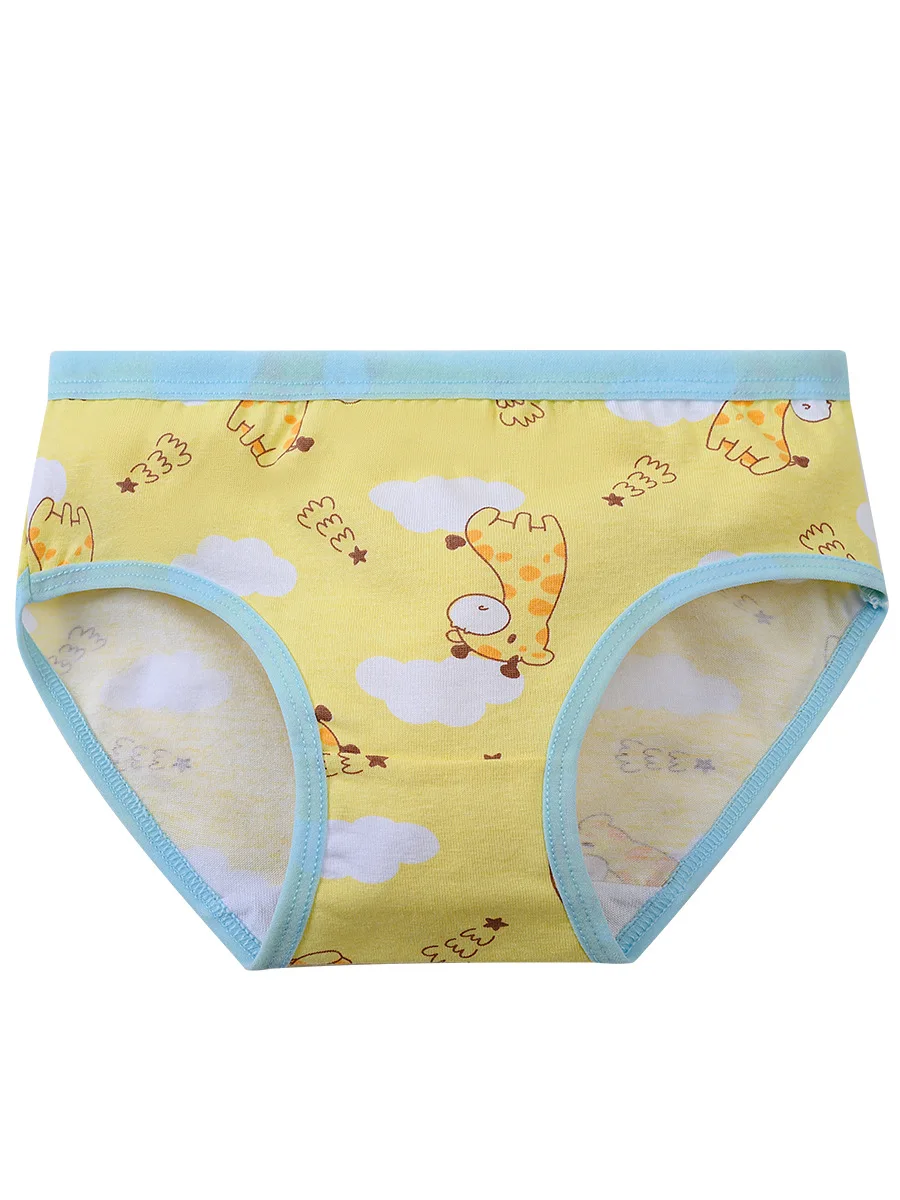 12pcs Girls Underwear Panties Cotton Children's Triangle Underpants Girl Short Briefs Cartoon Print Children's Underwear