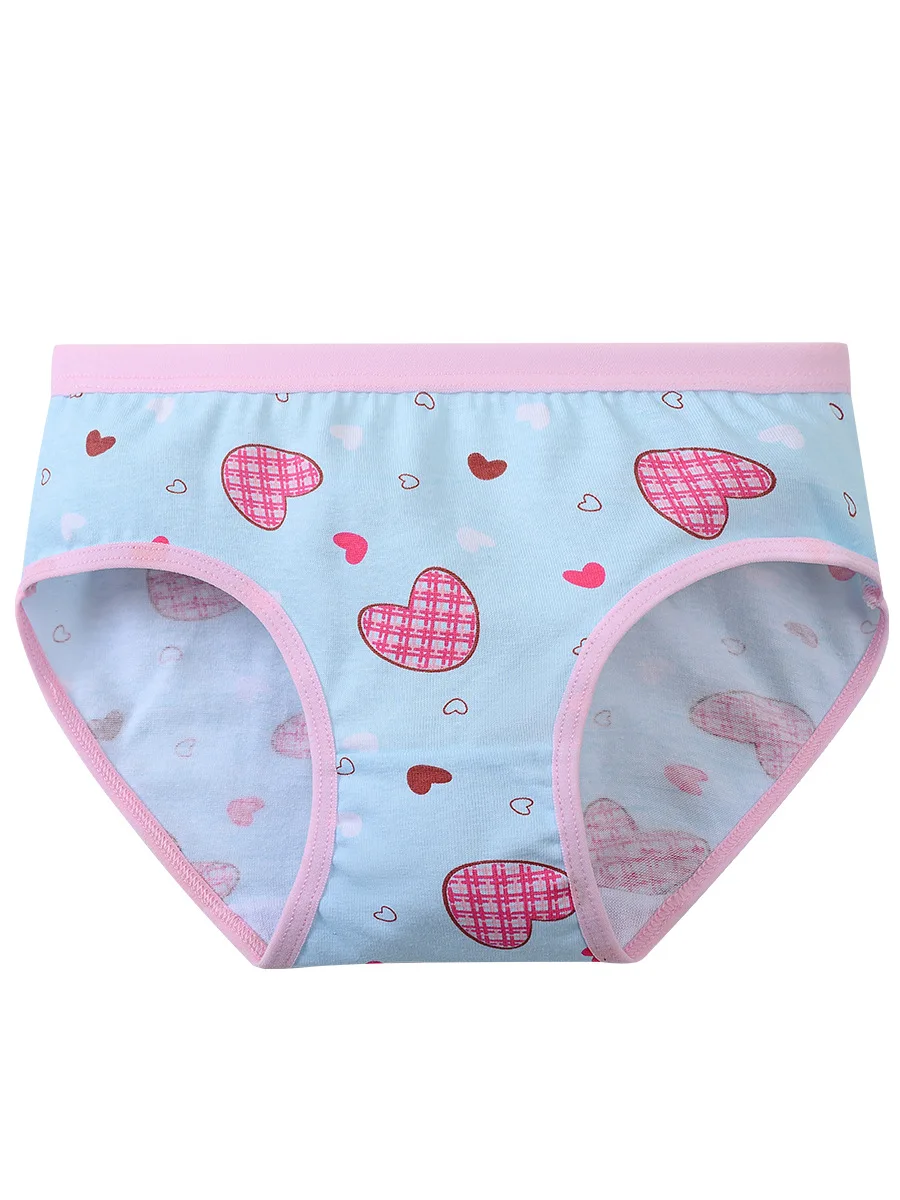 12pcs Girls Underwear Panties Cotton Children's Triangle Underpants Girl Short Briefs Cartoon Print Children's Underwear