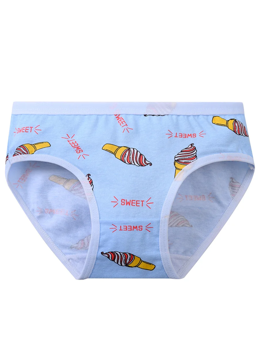 12pcs Girls Underwear Panties Cotton Children's Triangle Underpants Girl Short Briefs Cartoon Print Children's Underwear