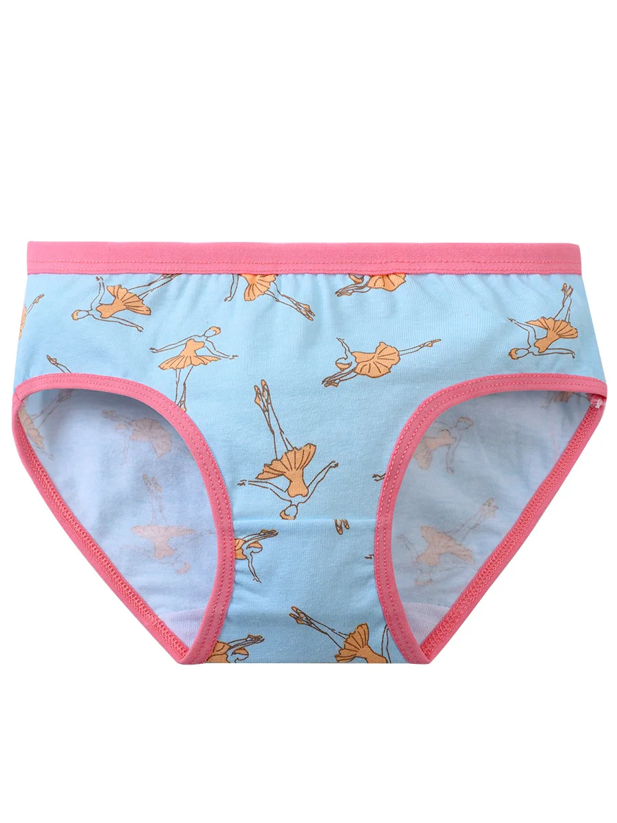 12pcs Girls Underwear Panties Cotton Children's Triangle Underpants Girl Short Briefs Cartoon Print Children's Underwear