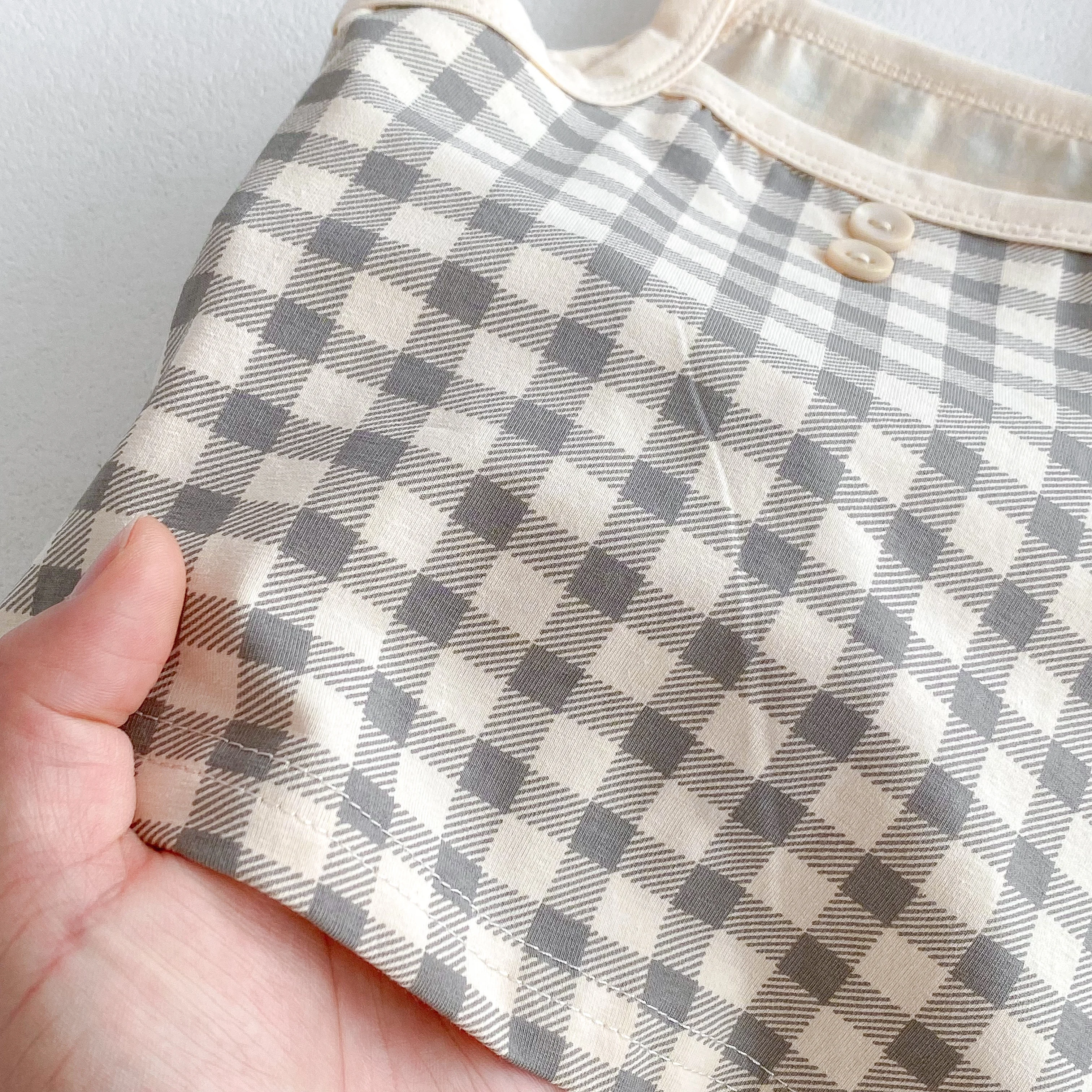 INS Summer Baby Halter Set for Boys and Girls - Checkered Cool T-Shirt + Short Pants for Casual Home Wear
