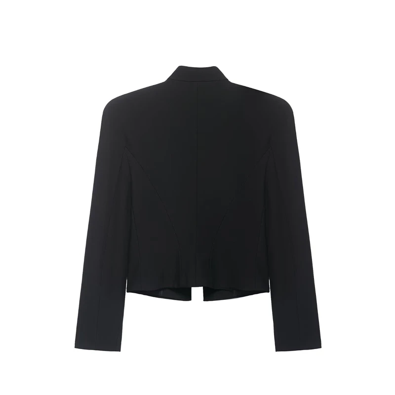 Women's Jacket Short Blazer Rope-Braided Decoration Gold Button Epaulette Women's Wear 2026 Spring Coat