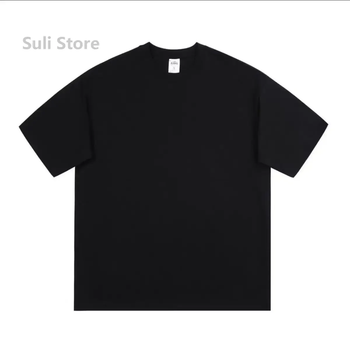 600g Heavy-duty Cotton Short Sleeved T-shirt for Men's Fashion Pure Cotton Thickened Short Sleeved Half Sleeved Tee