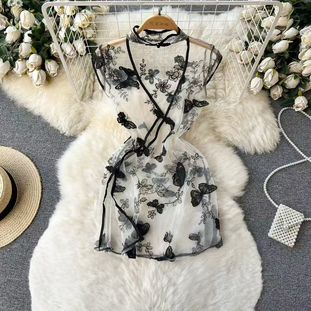 Woman Fashion Sexy Comfortable Halter Dress Summer V Neck Vintage Belt Slim Dress Women Backless Sexuality Club Dress New