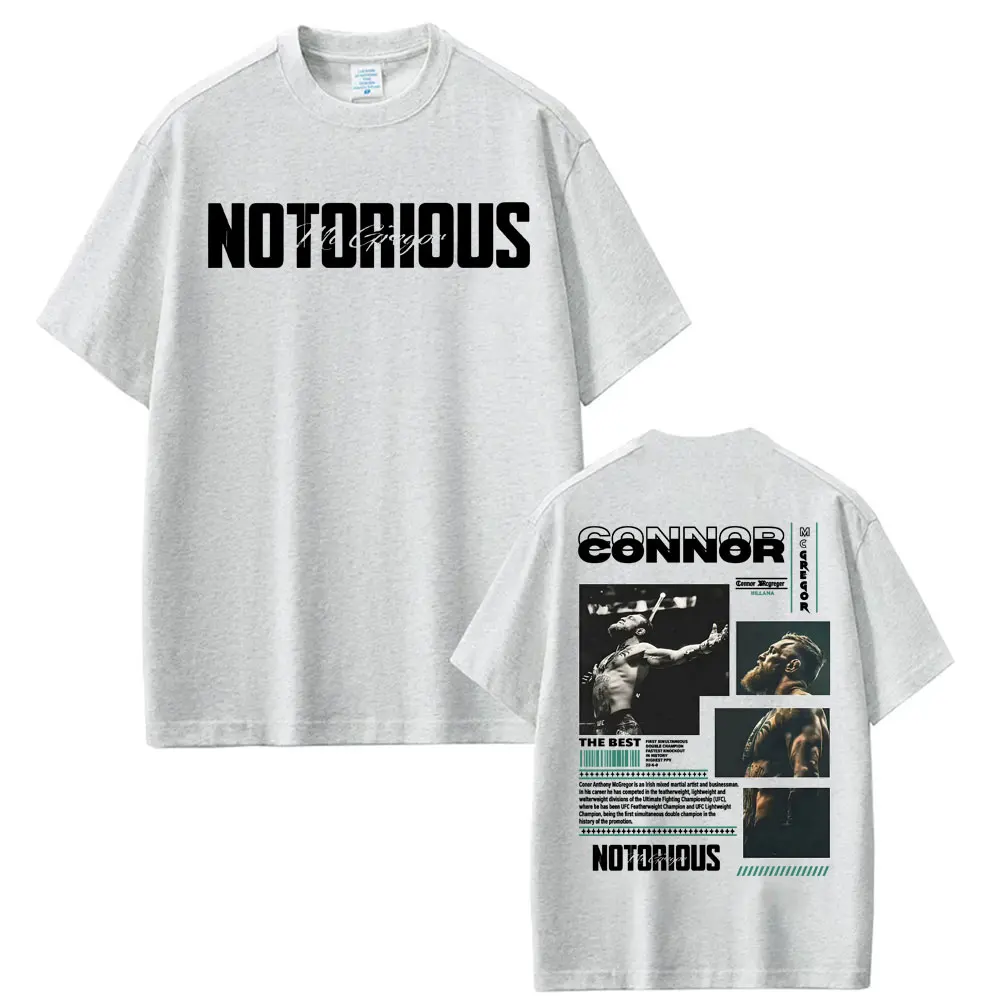 Limited Connor Mcgregor The Notorious Graphic Tee Shirt Men Women Fashion Retro Classic T Shirt Casual Cotton Oversized T Shirts