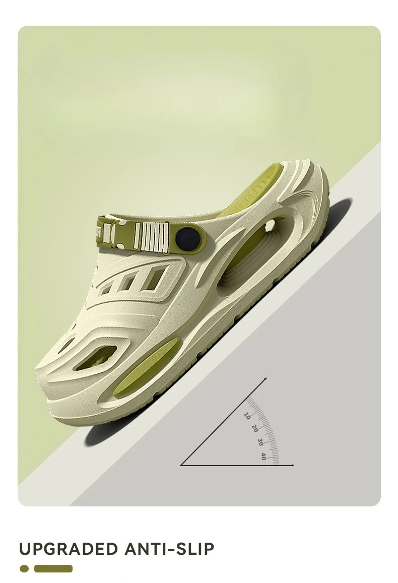 Cave shoes for men's summer new style non slip and non tiring foot arch support outdoor EVA cool slippers for men