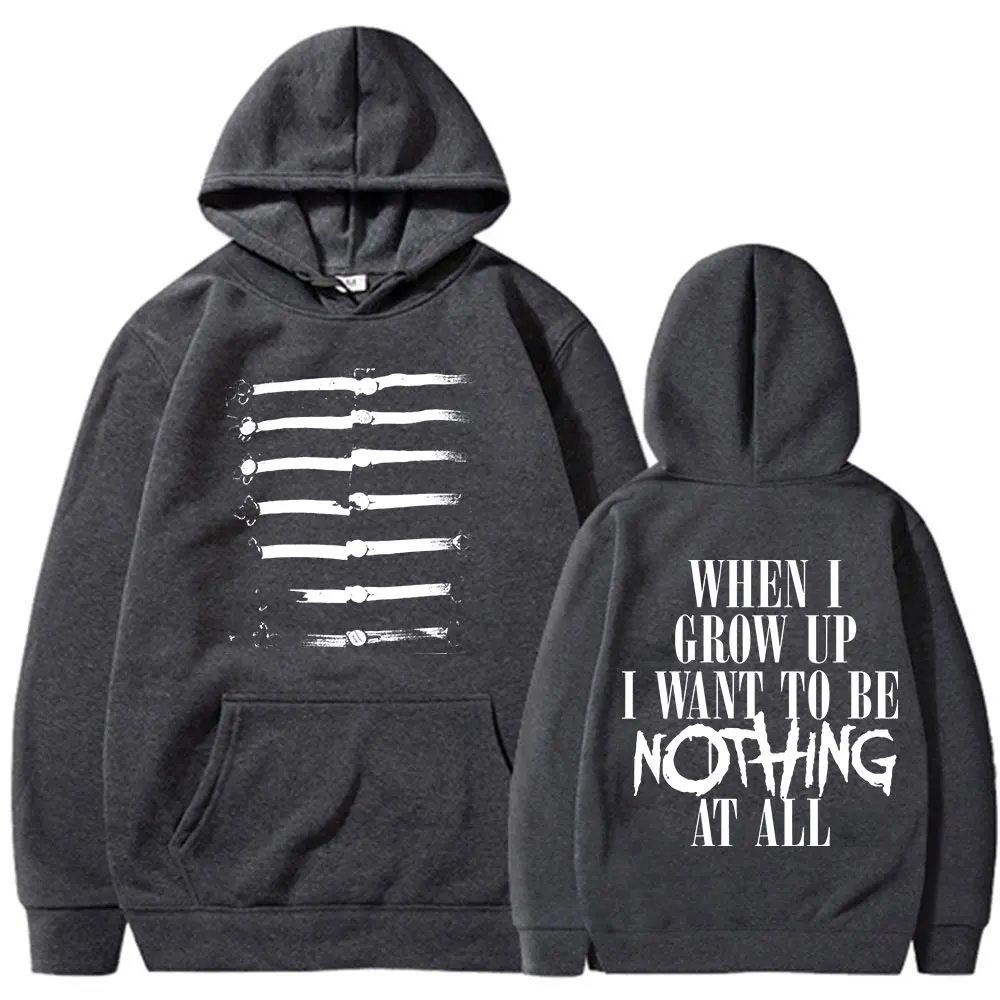 Rock Band My Chemical Romance Hoodies The Black Parade 2026 Hooded Sweatshirts Men Women Gothic Oversized Long Sleeve Pullovers