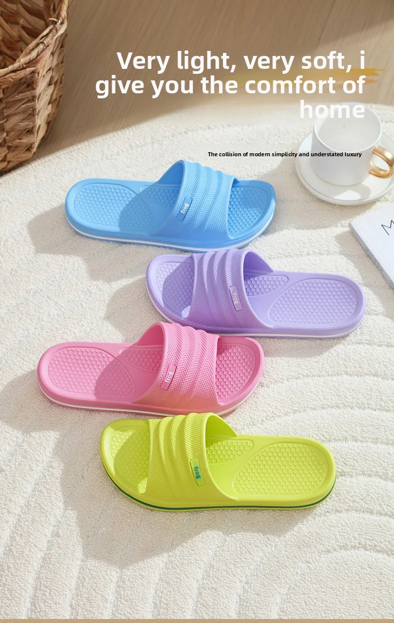 New Men and women couples' EVA slippers for home use, summer use in hotels, bathroom use, anti-slip indoor and outdoor slippers