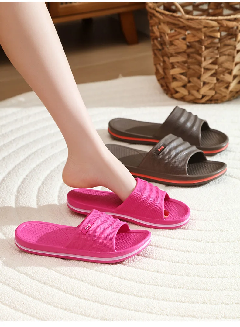 New Men and women couples' EVA slippers for home use, summer use in hotels, bathroom use, anti-slip indoor and outdoor slippers