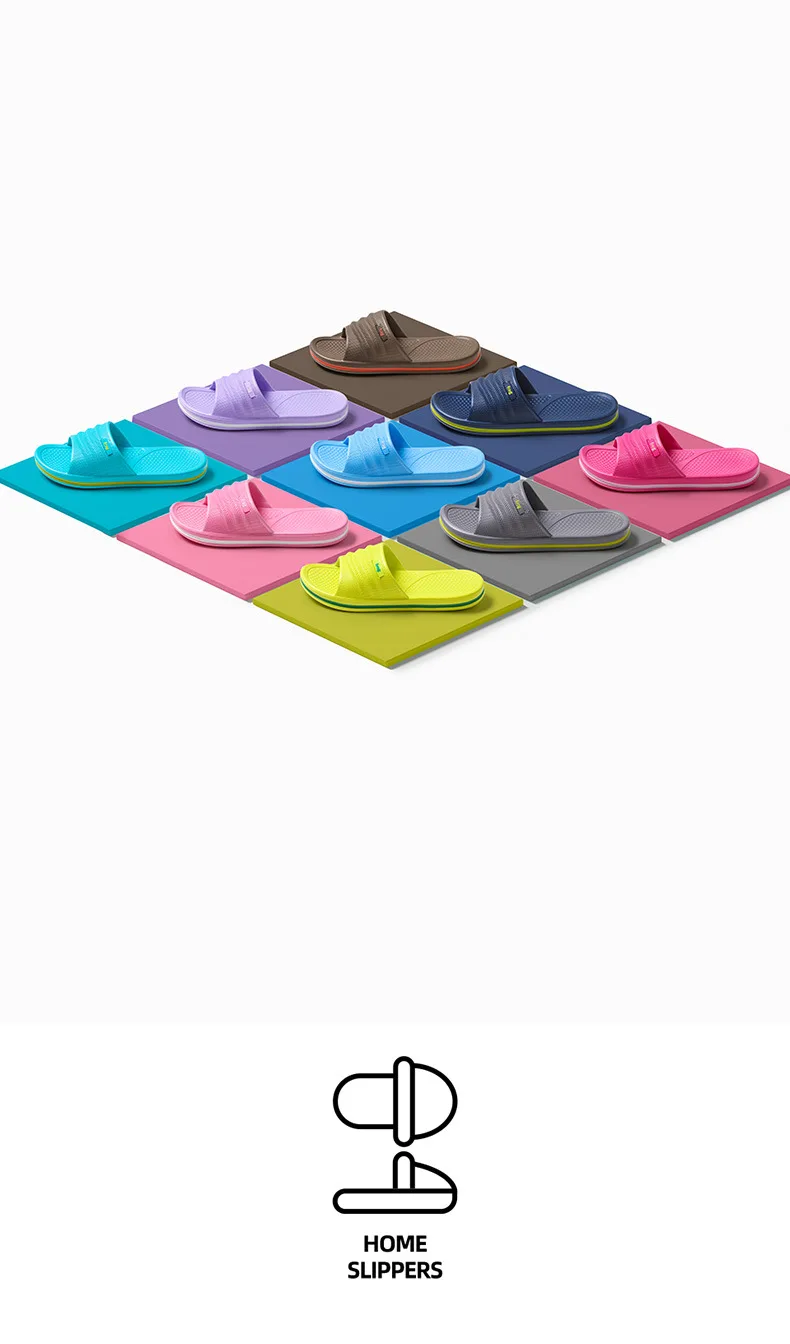 New Men and women couples' EVA slippers for home use, summer use in hotels, bathroom use, anti-slip indoor and outdoor slippers