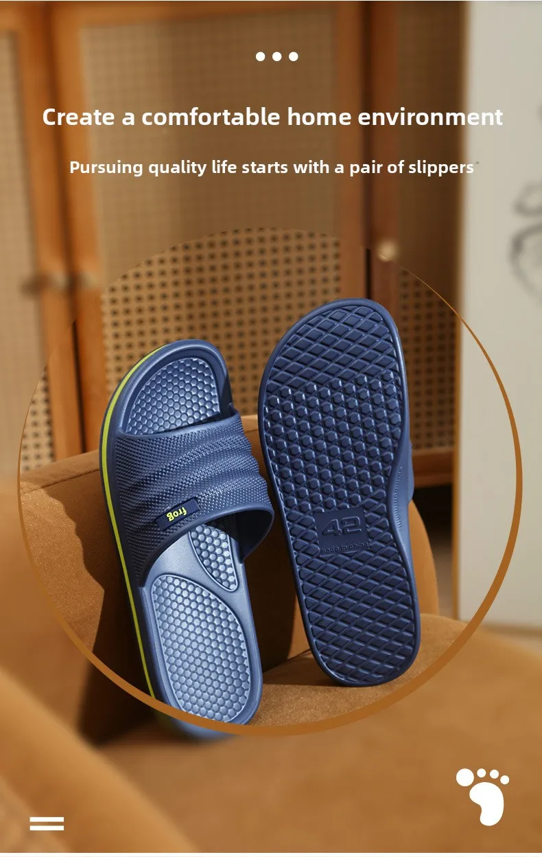 New Men and women couples' EVA slippers for home use, summer use in hotels, bathroom use, anti-slip indoor and outdoor slippers