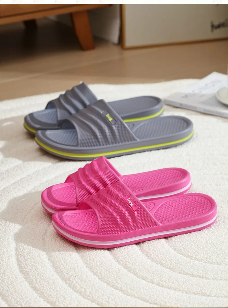 New Men and women couples' EVA slippers for home use, summer use in hotels, bathroom use, anti-slip indoor and outdoor slippers
