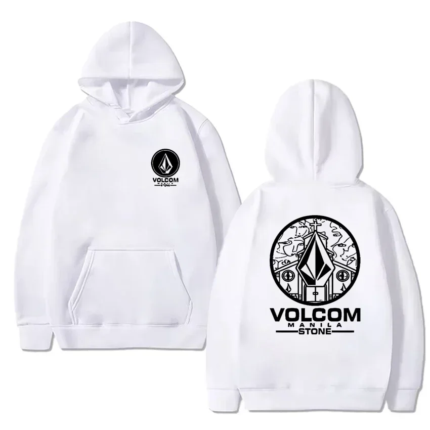 Volcom men's hoodie long-sleeved sweatshirt Hip-hop fashion casual street outdoor autumn and winter sportswear