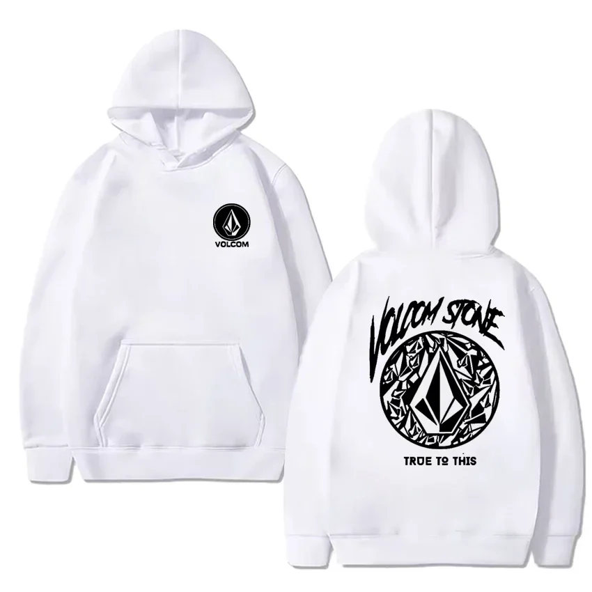 Volcom men's hoodie long-sleeved sweatshirt Hip-hop fashion casual street outdoor autumn and winter sportswear