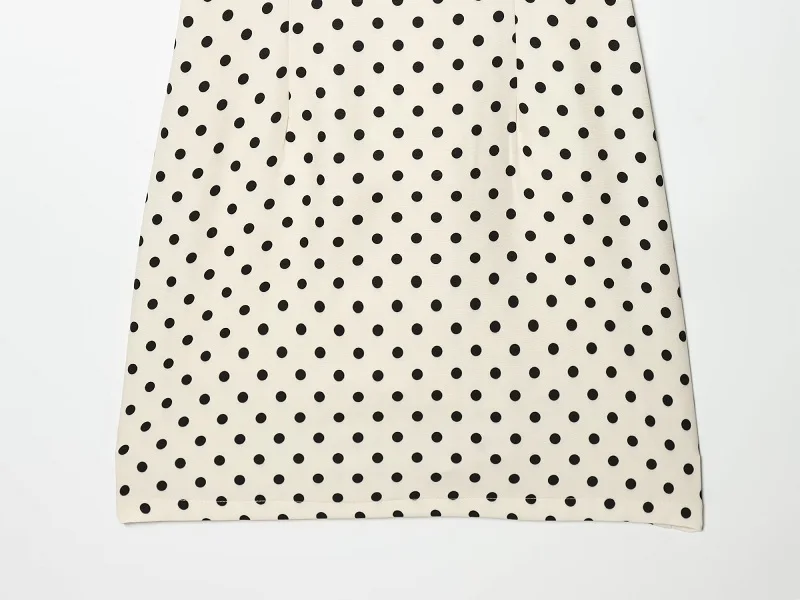MUJER Polka Dot Women's Dress Bow Cut out Short Dresses for Women Summer Party Dresses 2026 Woman Short Sleeve Mini Dress Women