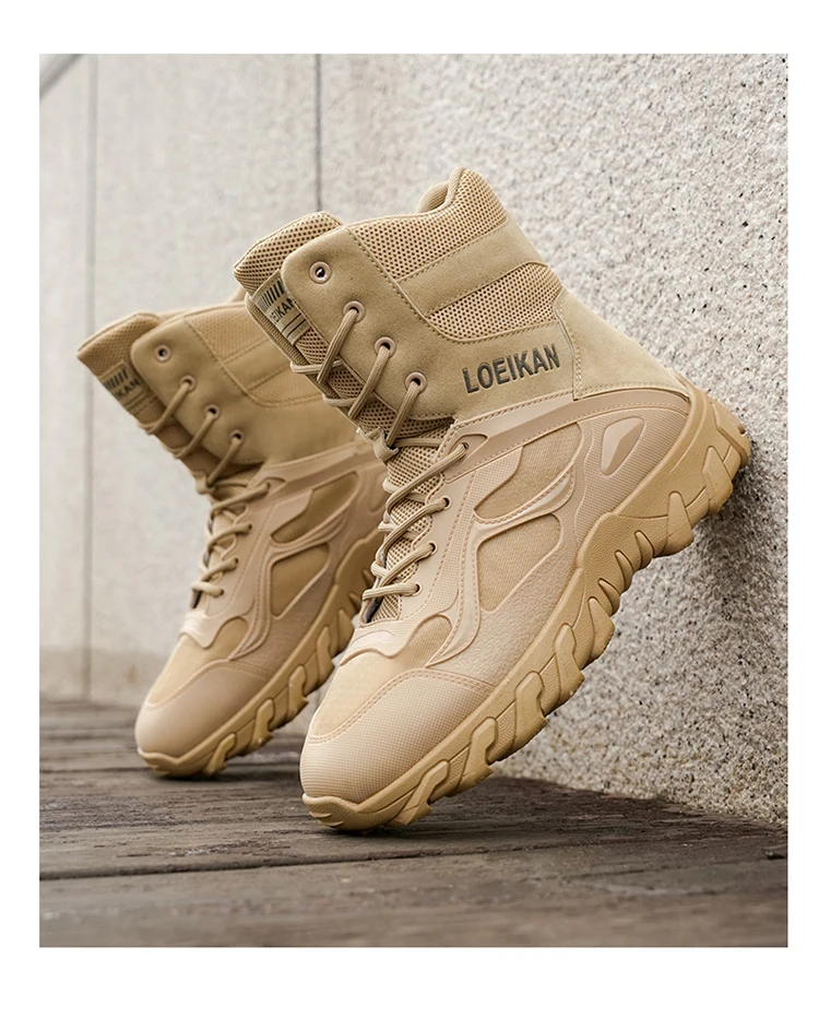 Men's Tactical Military Boots | Non-Slip High-Top Hiking Shoes