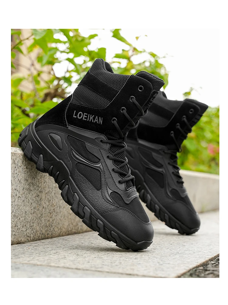Men's Tactical Military Boots | Non-Slip High-Top Hiking Shoes