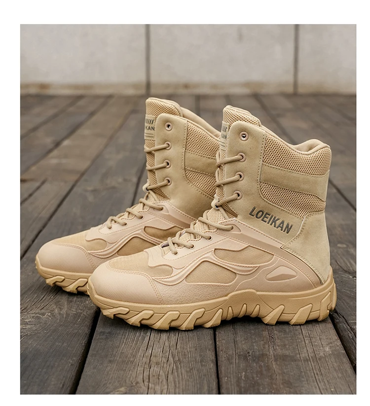 Men's Tactical Military Boots | Non-Slip High-Top Hiking Shoes
