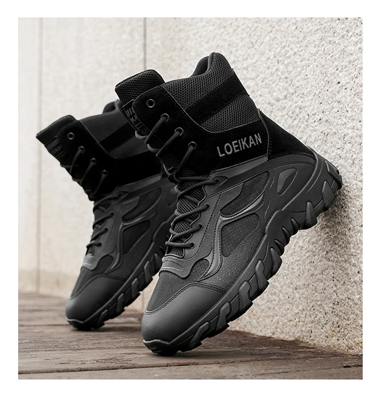 Men's Tactical Military Boots | Non-Slip High-Top Hiking Shoes