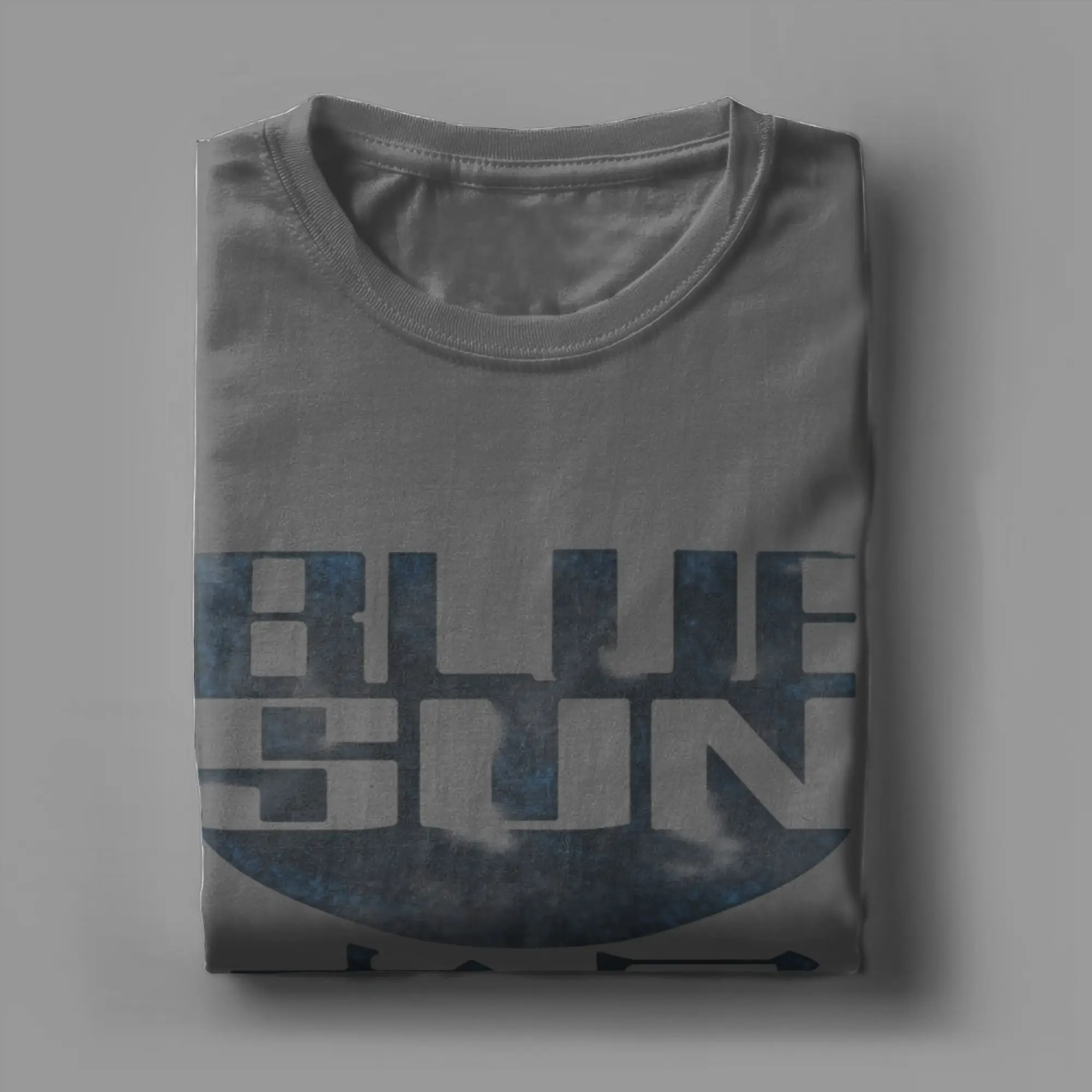 Men Blue Sun Logo Firefly Serenity T Shirts Cotton Tops Leisure Short Sleeve Round Collar Tees Gift Idea T-Shirt