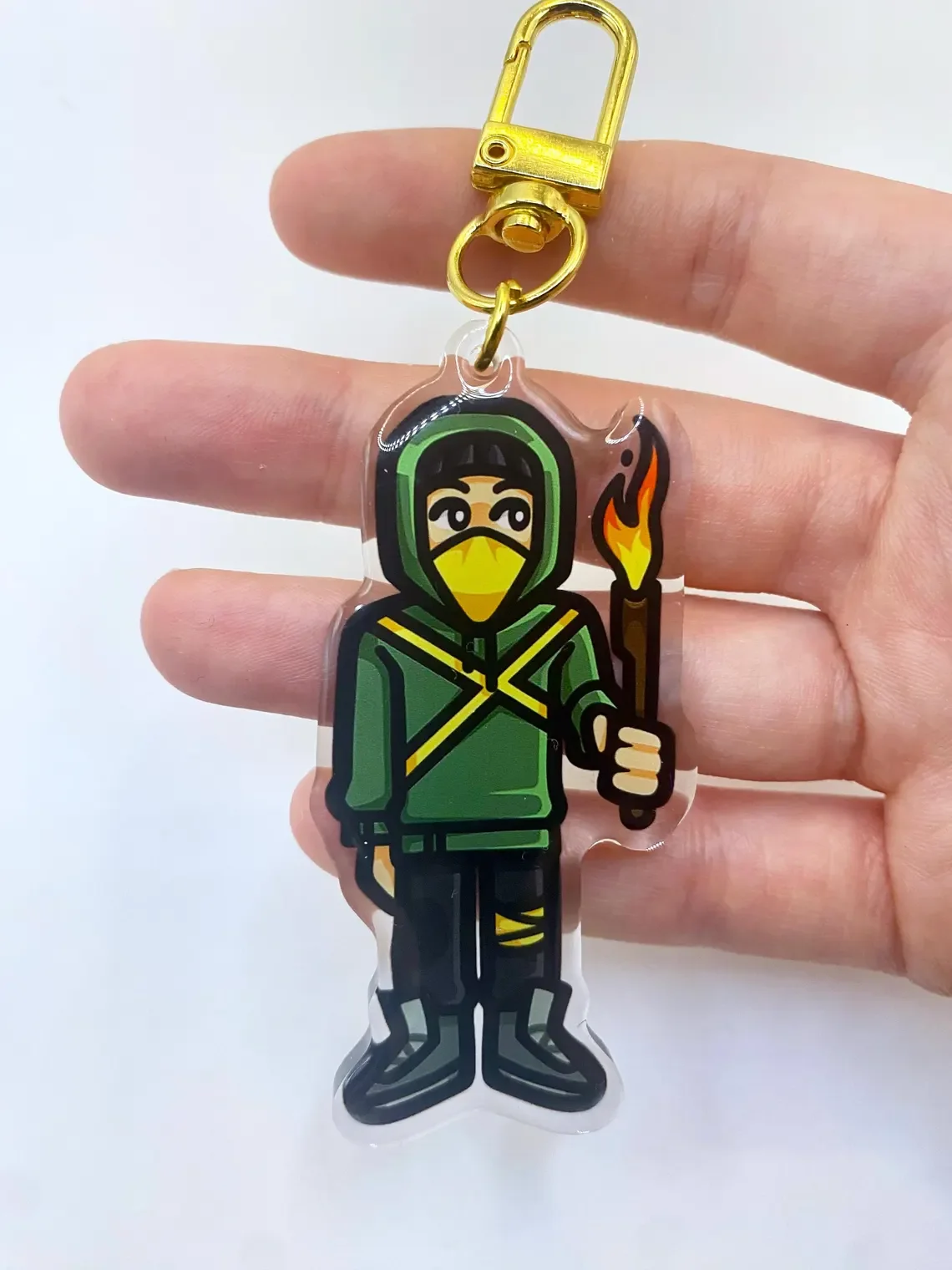 Twenty One Pilots Clancy Epoxy Resin Keychains Music Fan Gifts Clancy Motif Keychains for Men And Women