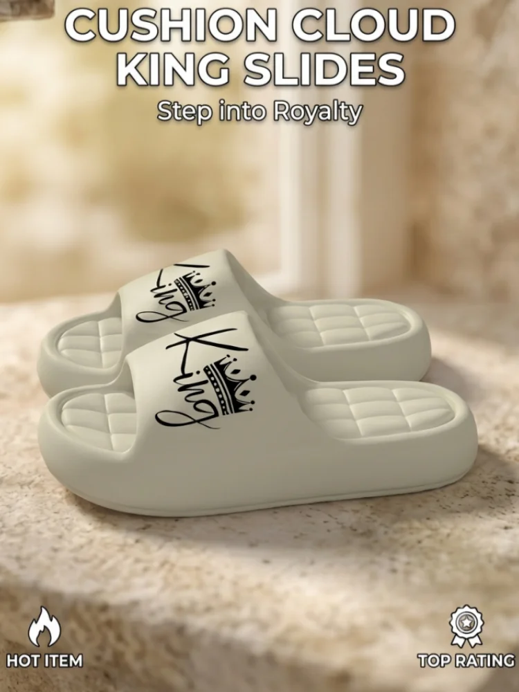 New Casual Innovative Design King Unisex Eva Soft Sole Lightweight Home Slippers High Quality Exclusive Brand Slippers