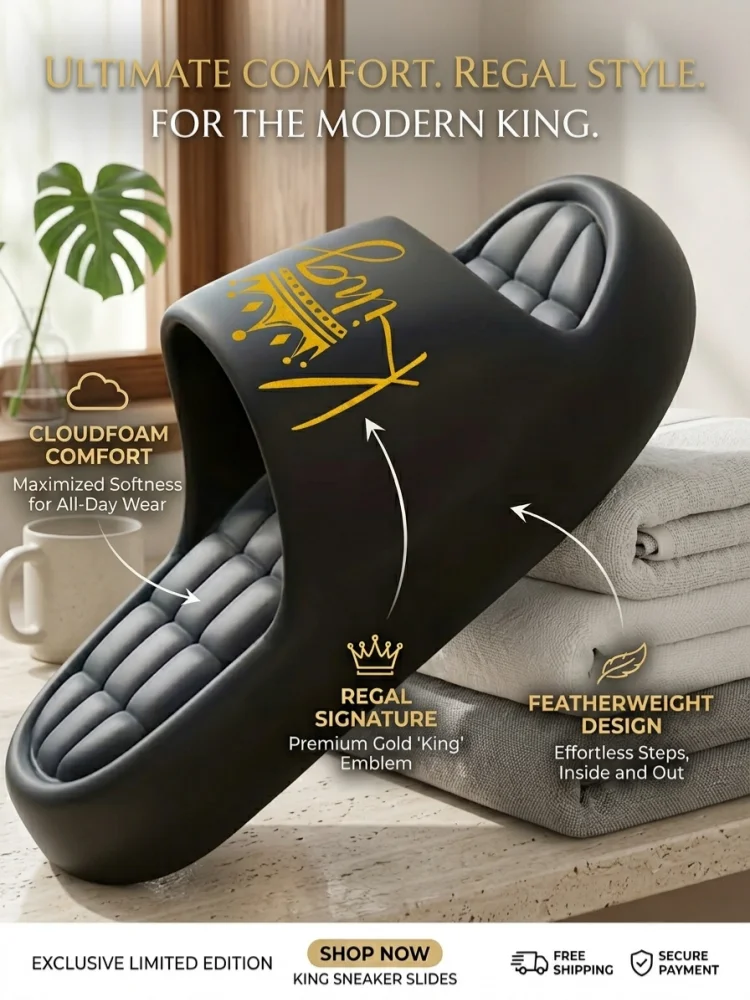 New Casual Innovative Design King Unisex Eva Soft Sole Lightweight Home Slippers High Quality Exclusive Brand Slippers