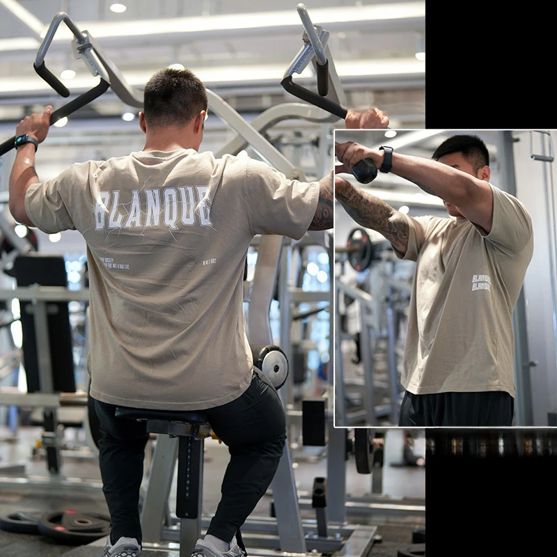 CBUM Chris Fitness Training Gym Casual T-Shirt Men's and Women's Luxury Brand Top