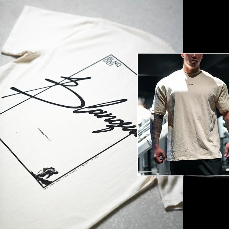 CBUM Chris Fitness Training Gym Casual T-Shirt Men's and Women's Luxury Brand Top