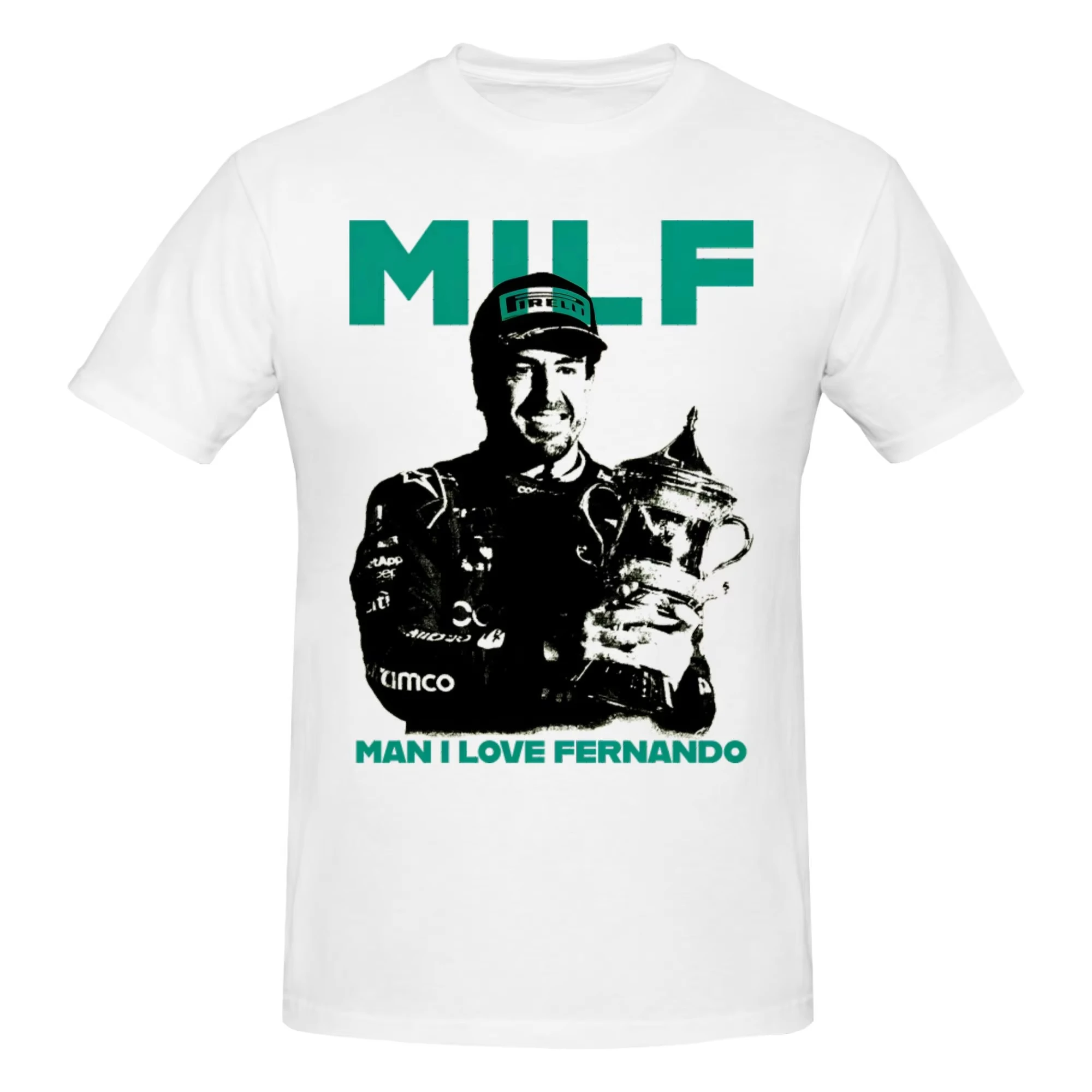 Summer 2026 Kander Fernando Alonso Graphic T-shirt High Quality Stylish Casual Breathable Men's Crew Neck Print T-shirt