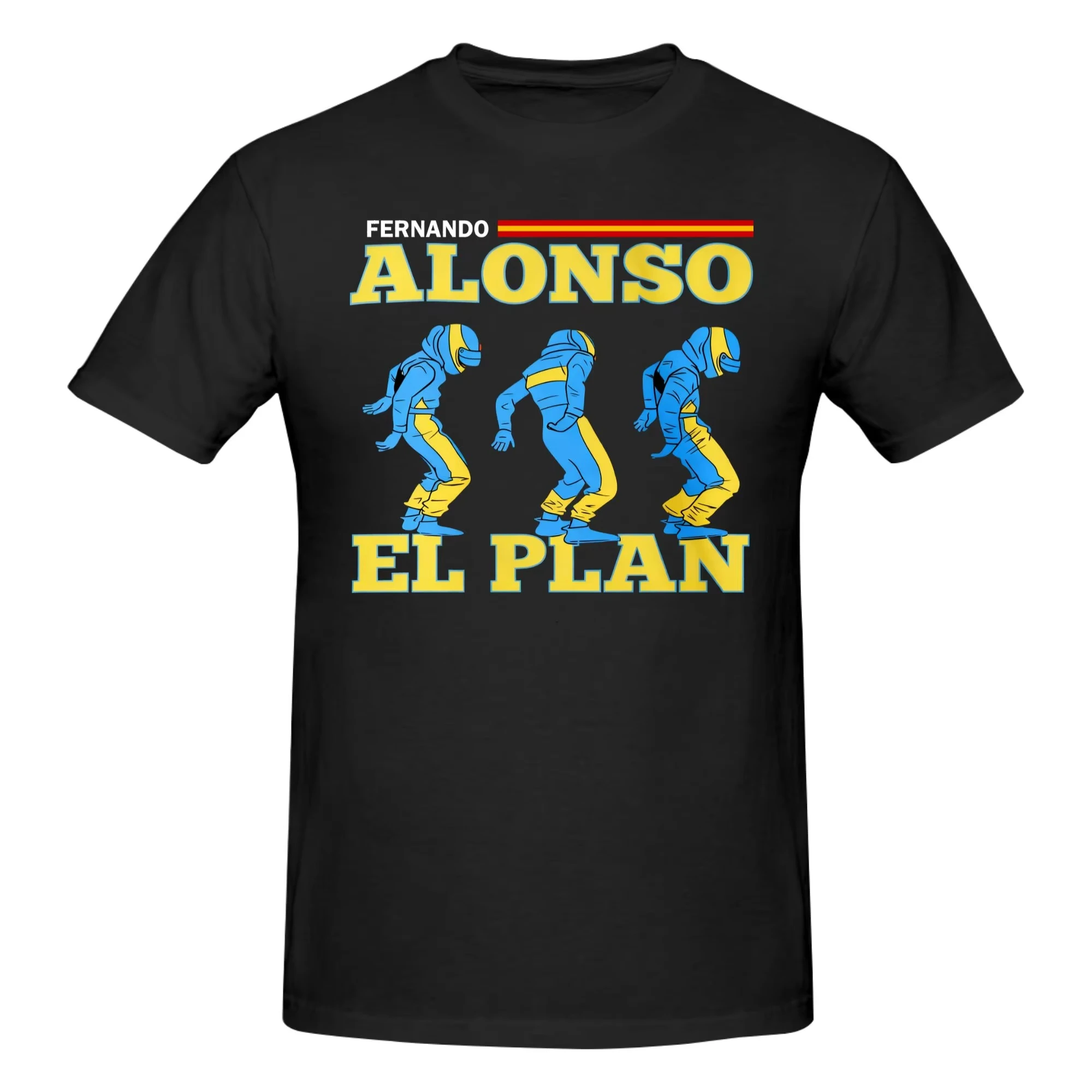 Summer 2026 Kander Fernando Alonso Graphic T-shirt High Quality Stylish Casual Breathable Men's Crew Neck Print T-shirt